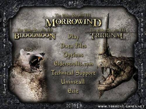 The Elder Scrolls III: Morrowind + Tribunal + Bloodmoon
